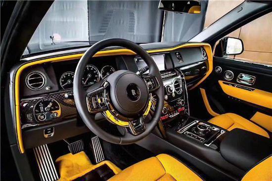 勞斯萊斯庫(kù)里南suv黑色鍛造黃bb版賣(mài)全國(guó)