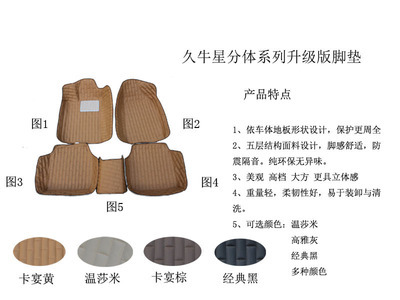 【純手工手縫全覆蓋全包圍汽車(chē)腳墊高檔皮革超纖皮大包圍汽車(chē)腳墊】?jī)r(jià)格,廠家,圖片,地膠/腳墊/地毯/后備箱墊,鄭州市金水區(qū)金源汽車(chē)裝飾用品商行-
